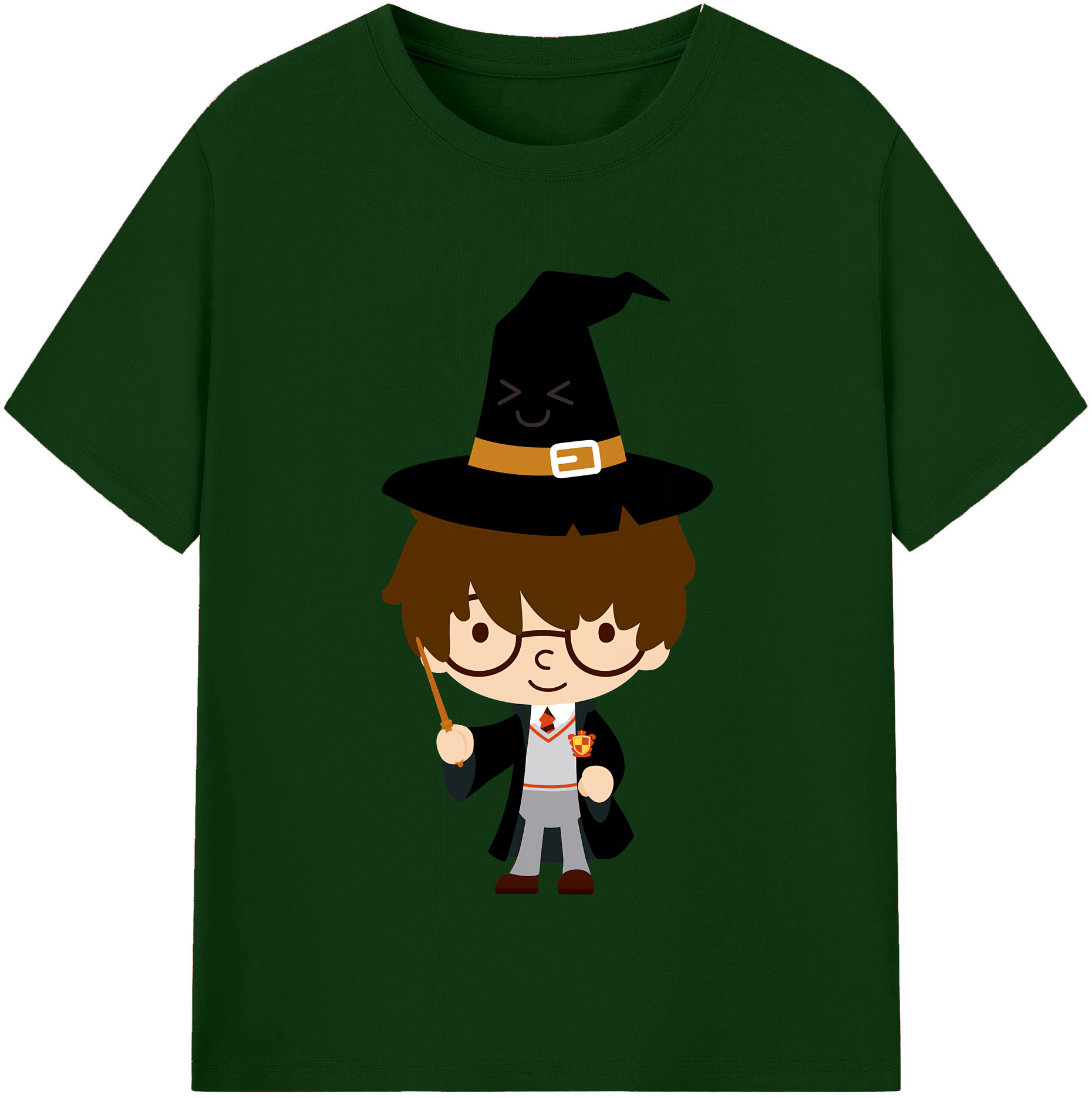 （画像用） Harry Potter ハリー・ポッターシリーズ 綿100％半袖Tシャツ（フロントプリント）